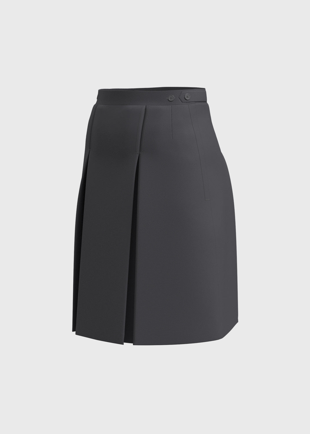 Formal Skirt - Grey Marle