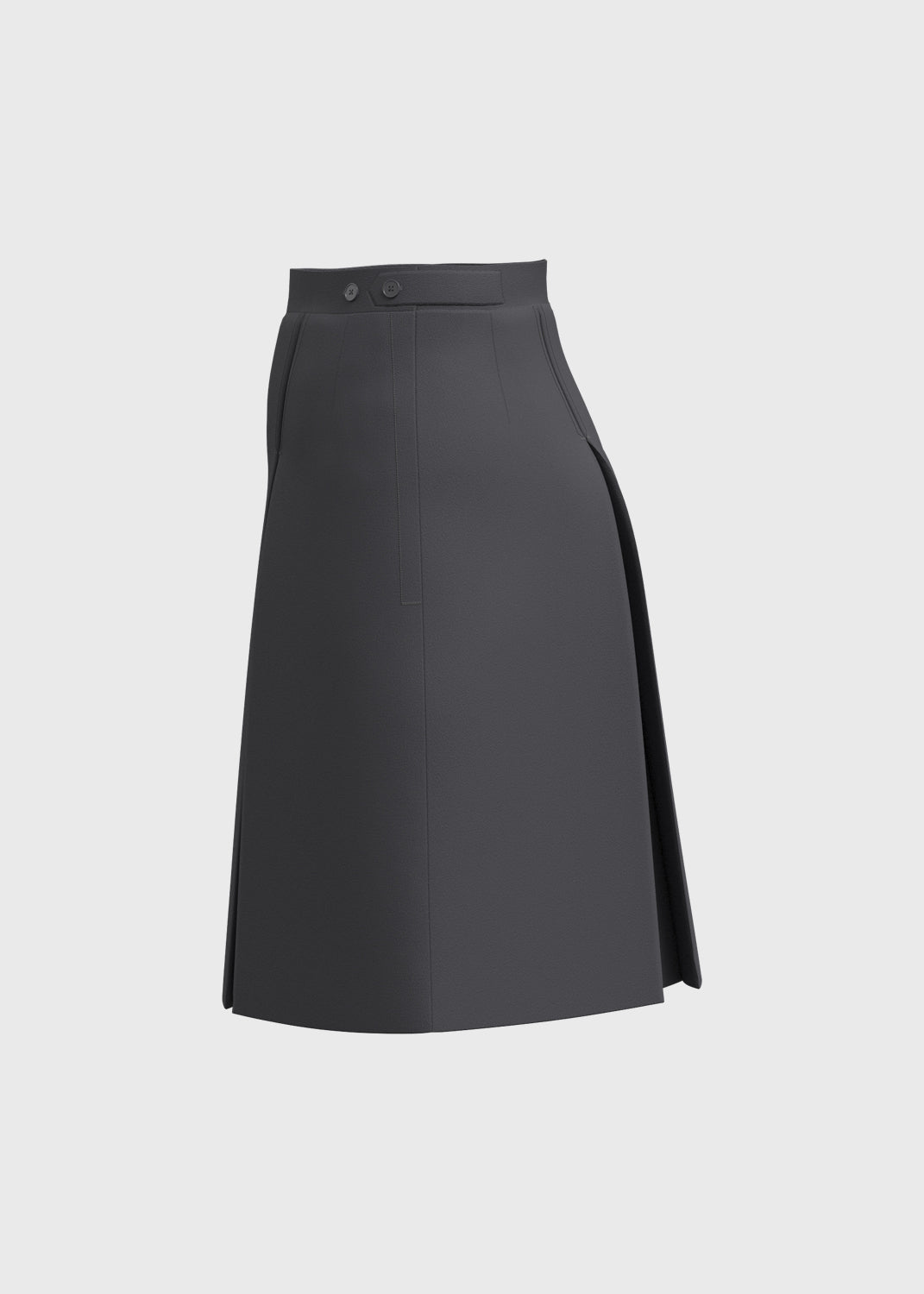Formal Skirt - Grey Marle