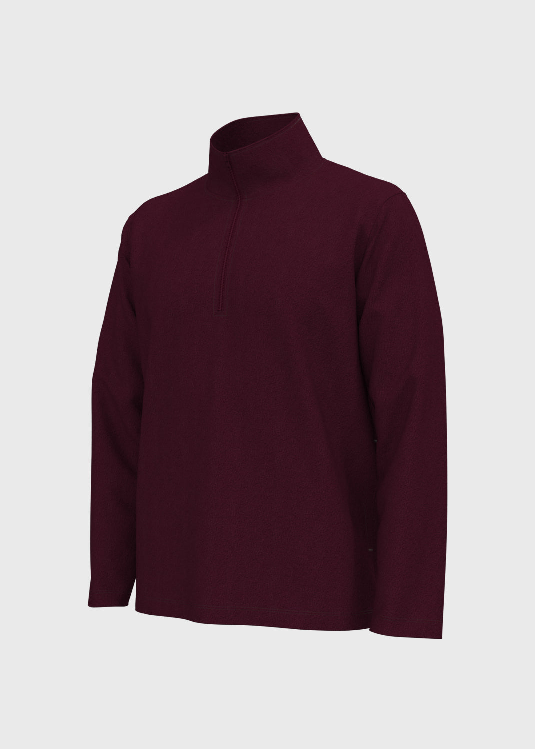 Polar Fleece 1/4 Zip - Merlot