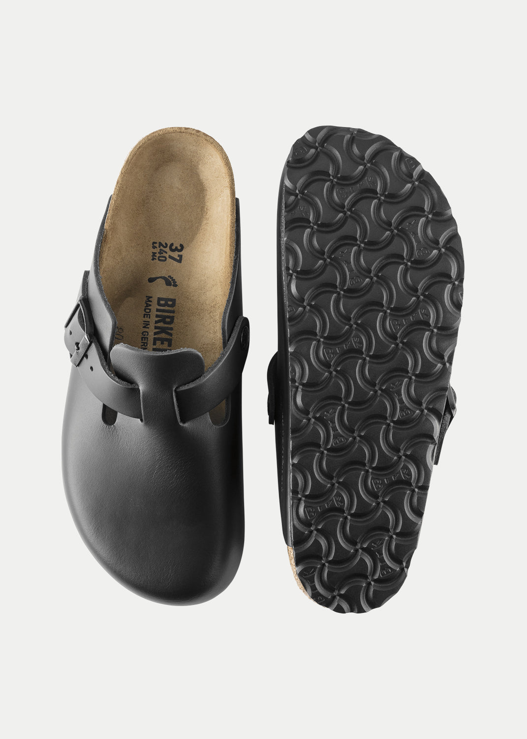 Boston Narrow Leather - Black