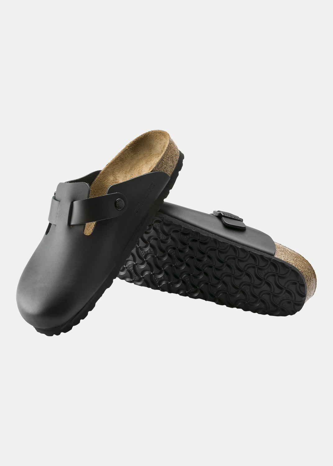 Boston Narrow Leather - Black