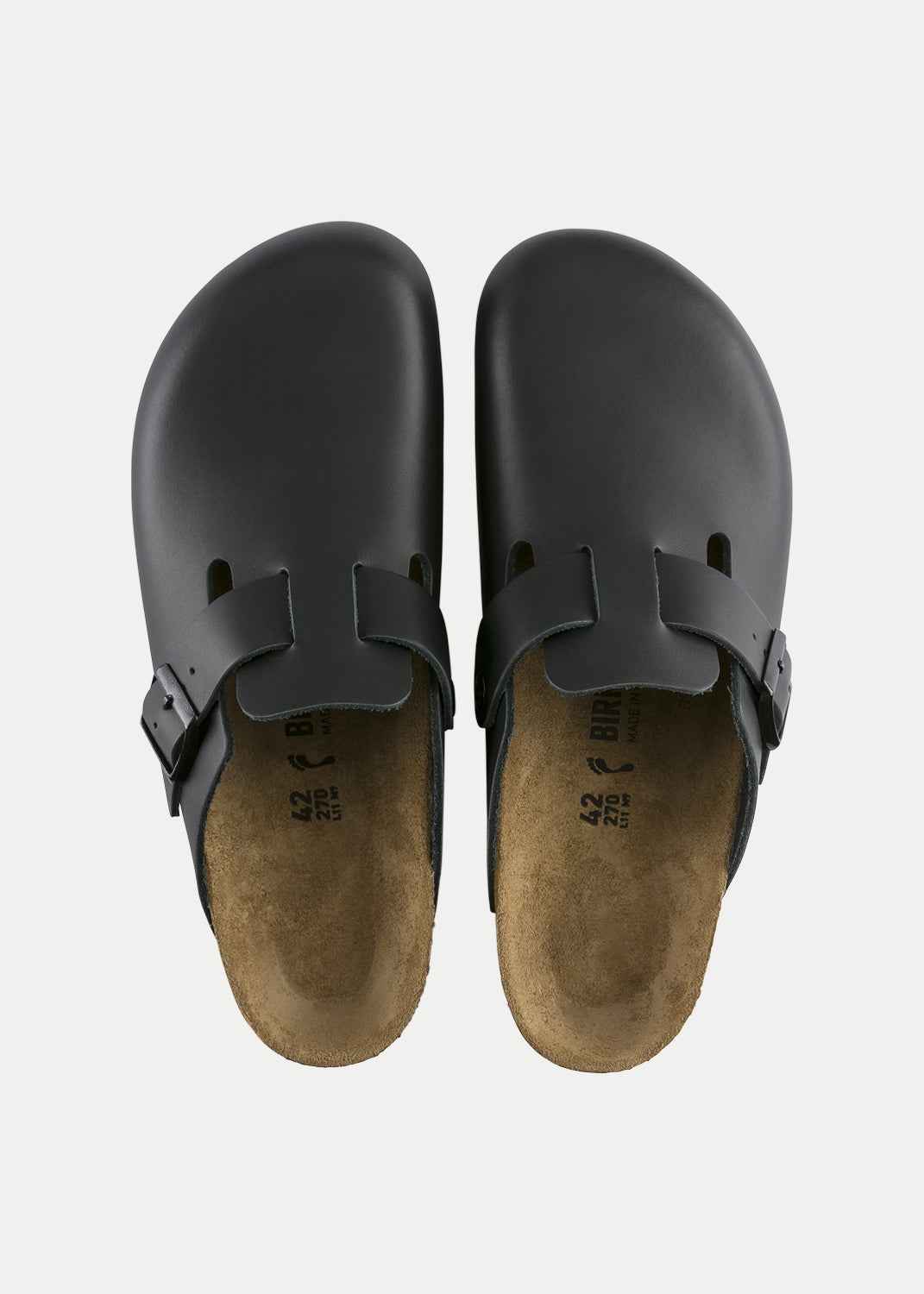 Boston Narrow Leather - Black