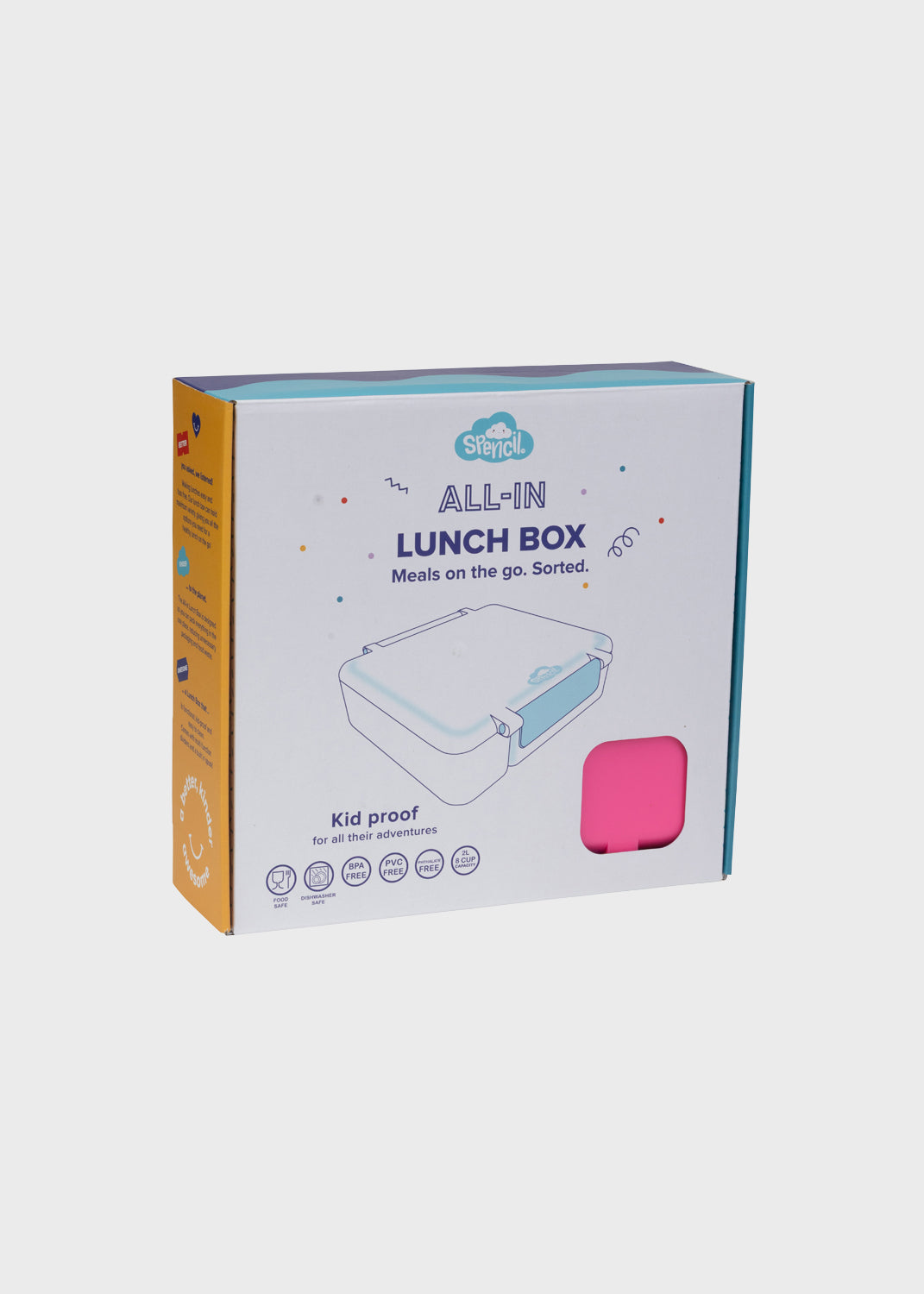 All-in Lunch Box - Fuchsia