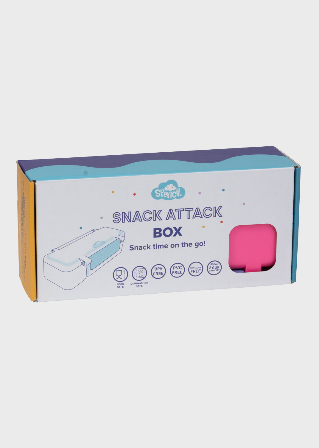 Snack Attack Box - Fuchsia