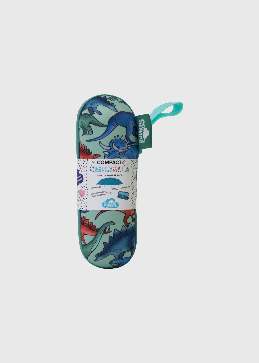 Compact Umbrella - Dino Stomp