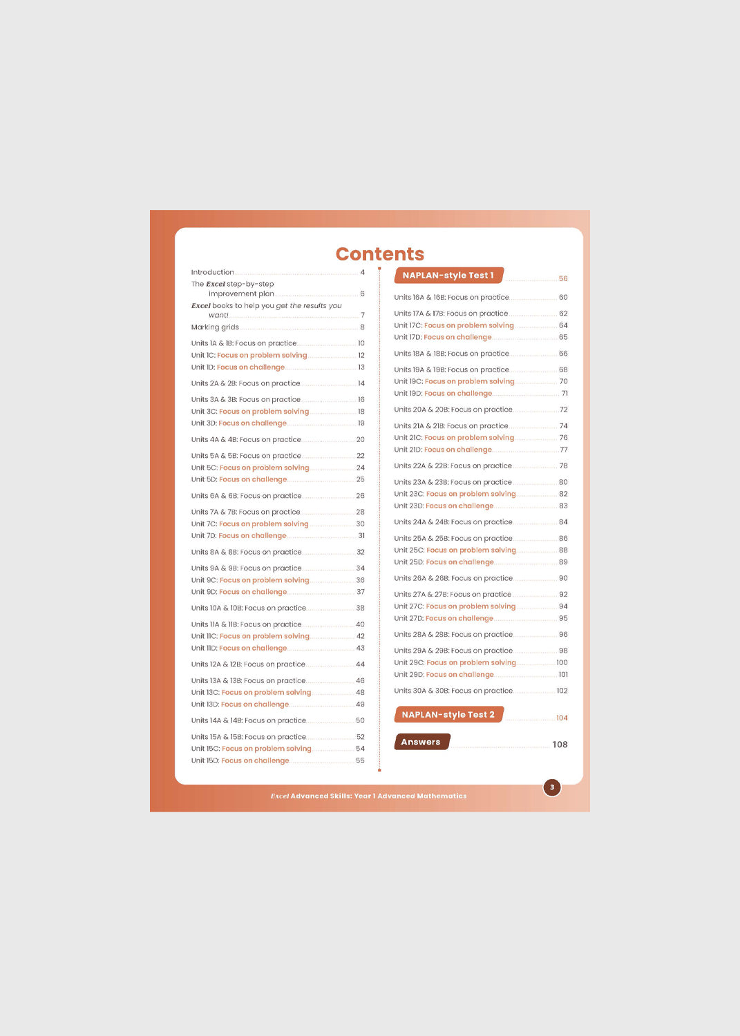 Excel Advanced Skills Workbooks: Advanced Mathematics - Year 1