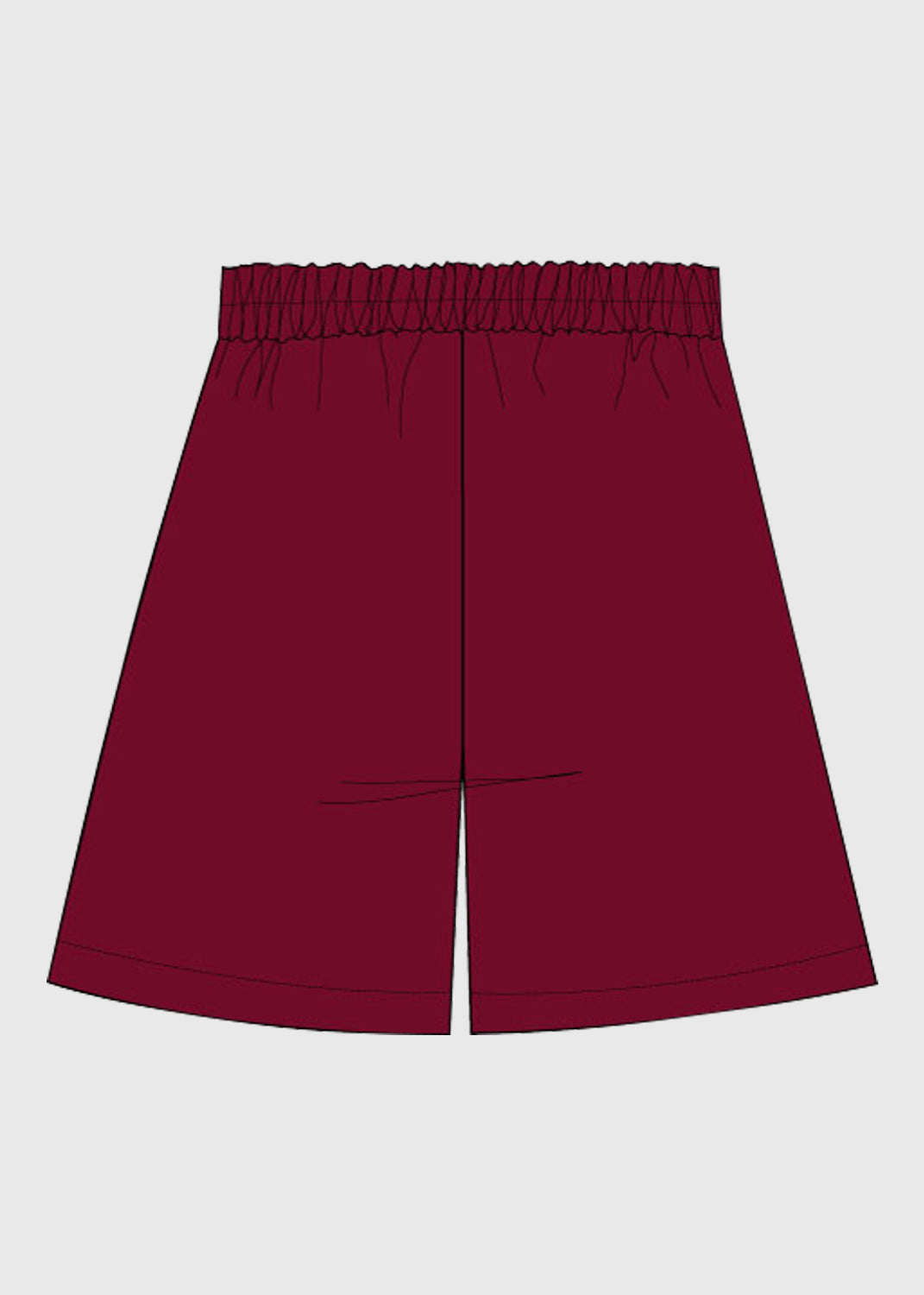 Skort Maroon