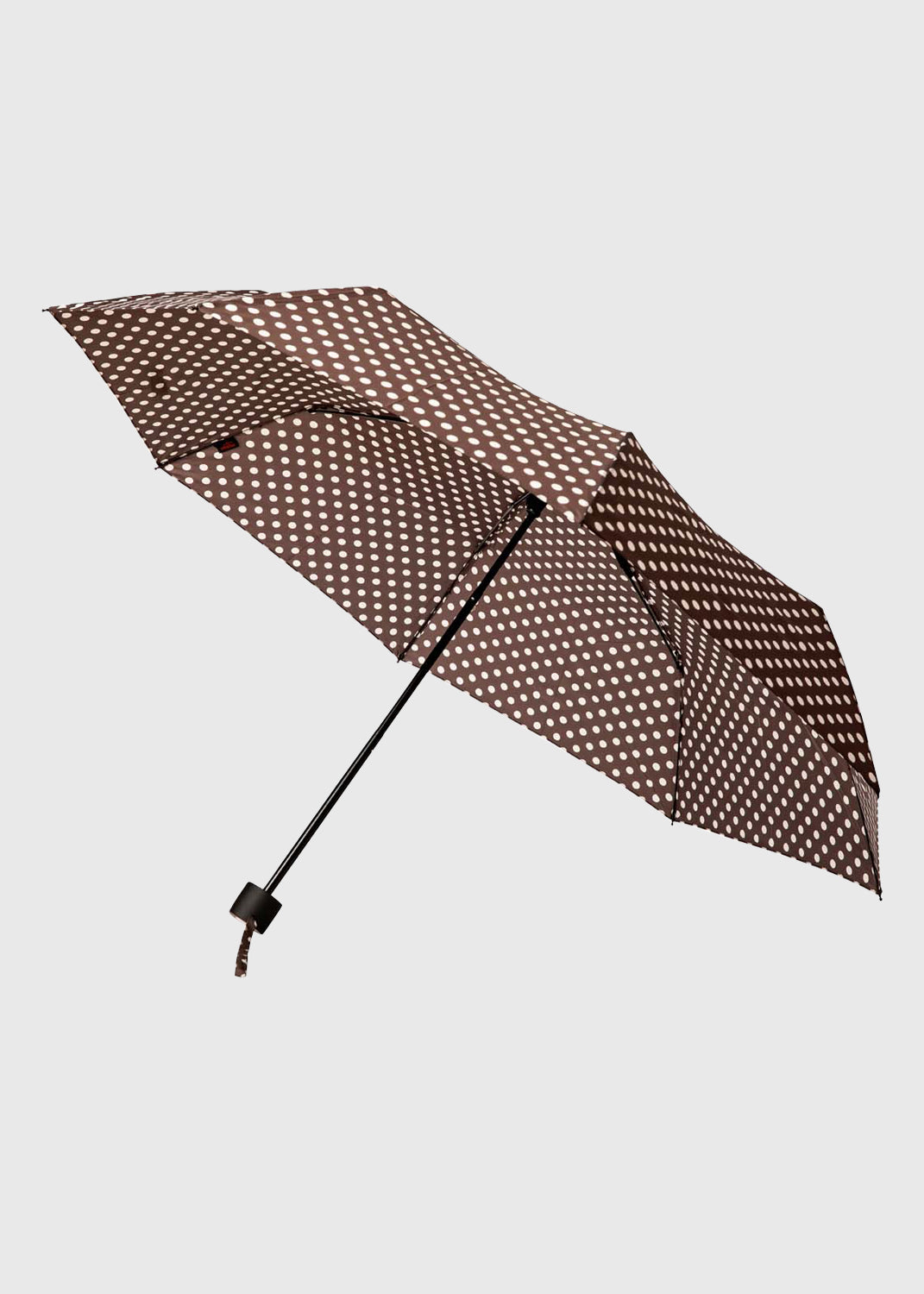 Blyth Folding Umbrella – Grey/White Polka Dots