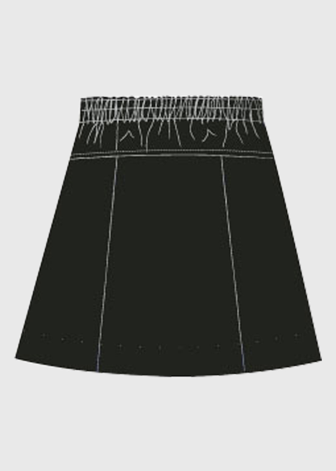 Skort Black Sports