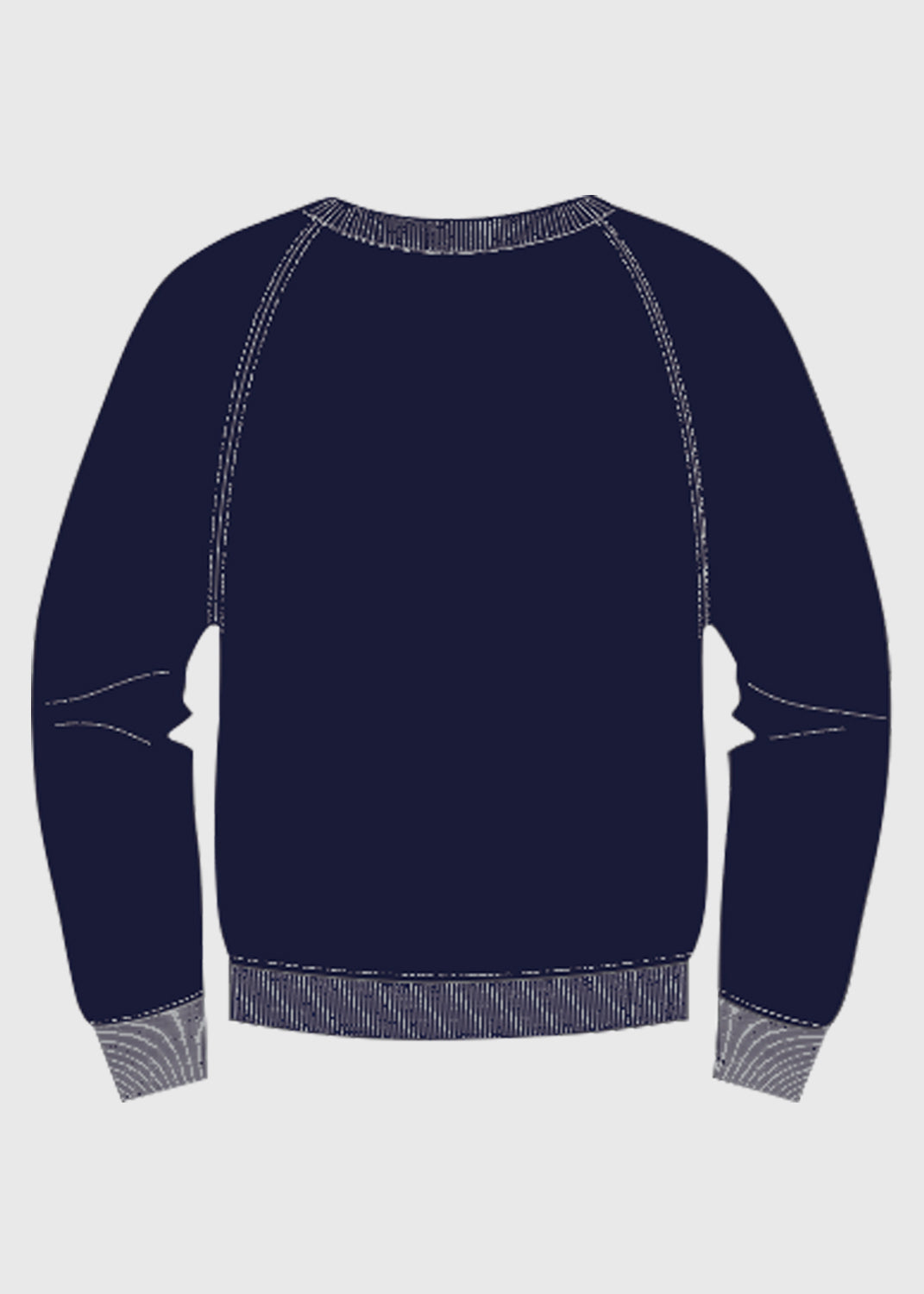 JUMPER V NECK FLEECE NAVY