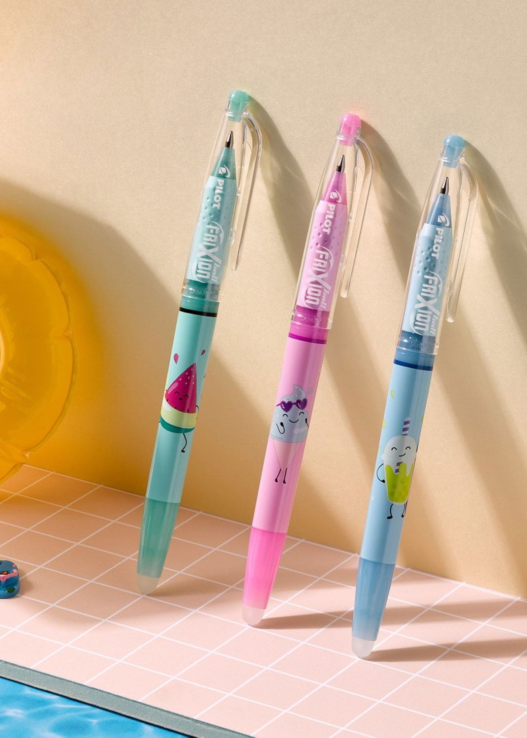 Pastel Pink Fine Frixion Ball Pool Party Icecream 0.7 - Purple Ink