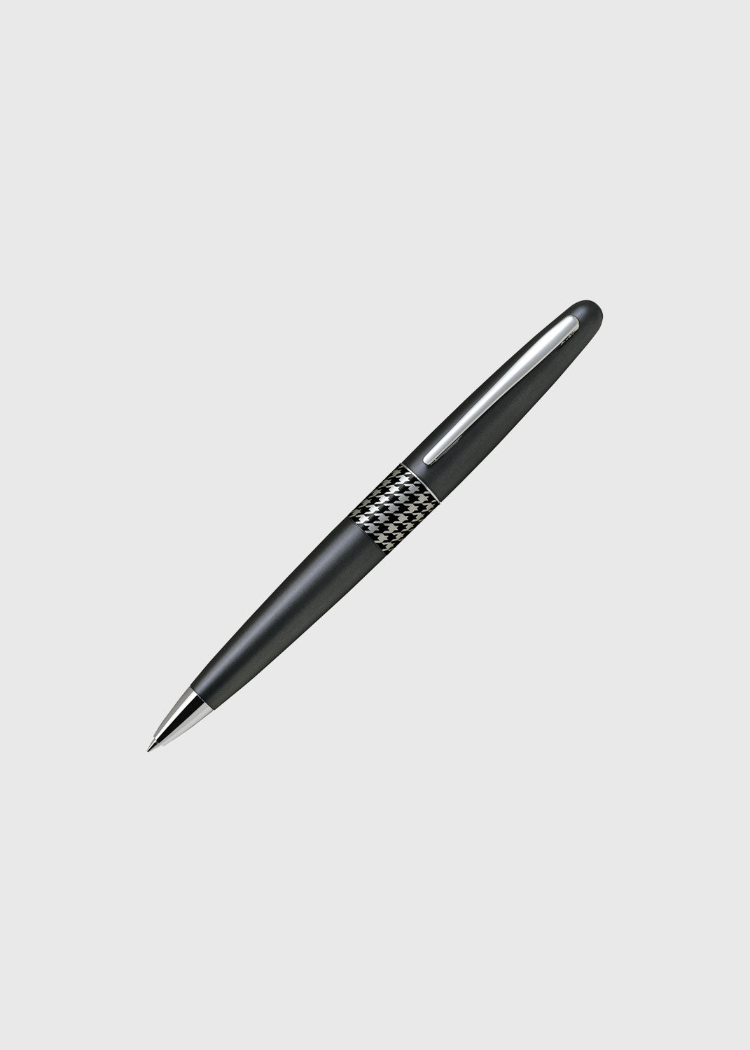 MR3 Ballpoint Pen 'Houndstooth' Grey Barrel Medium - Black Ink