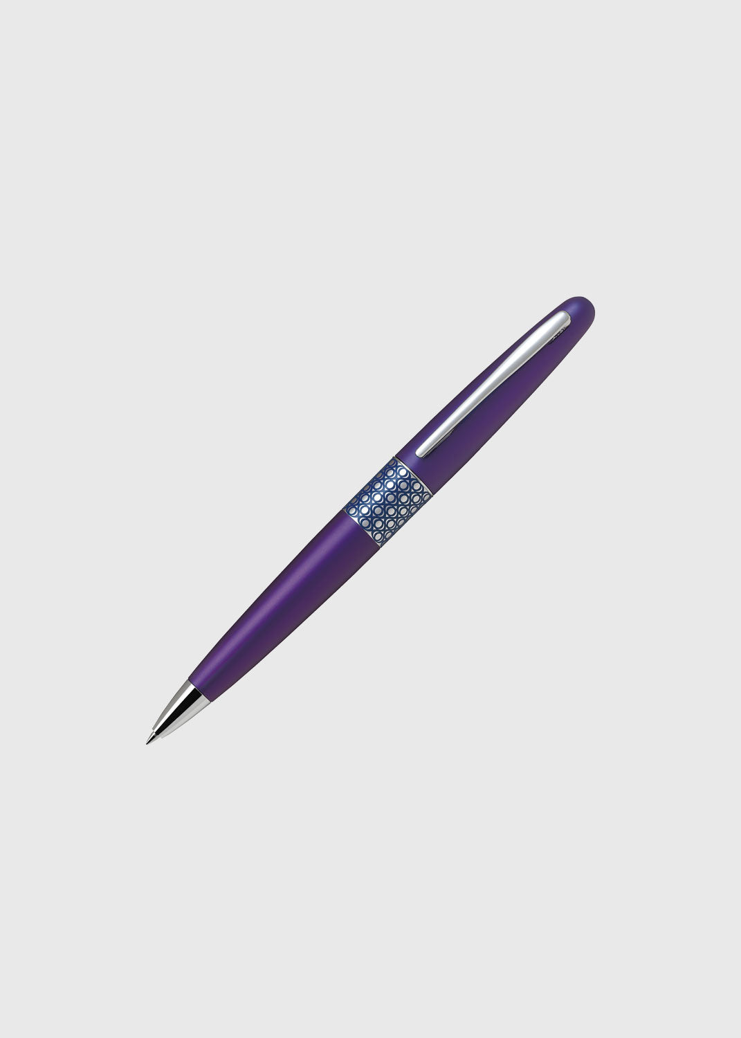 MR3 Ballpoint Pen 'Ellipse' Violet Barrel Medium - Black Ink