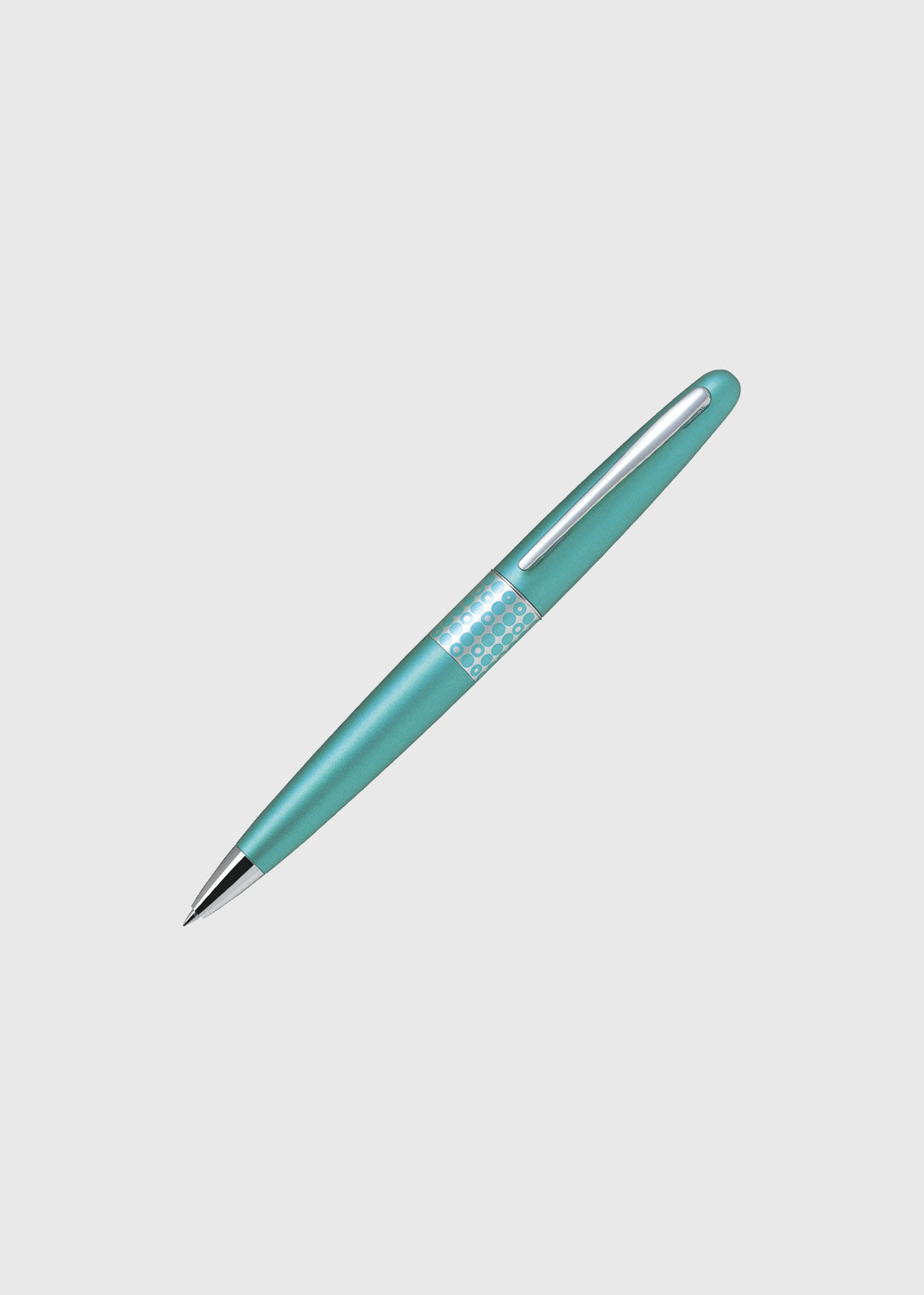 MR3 Ballpoint Pen 'Dots' Aqua Barrel Medium - Black Ink