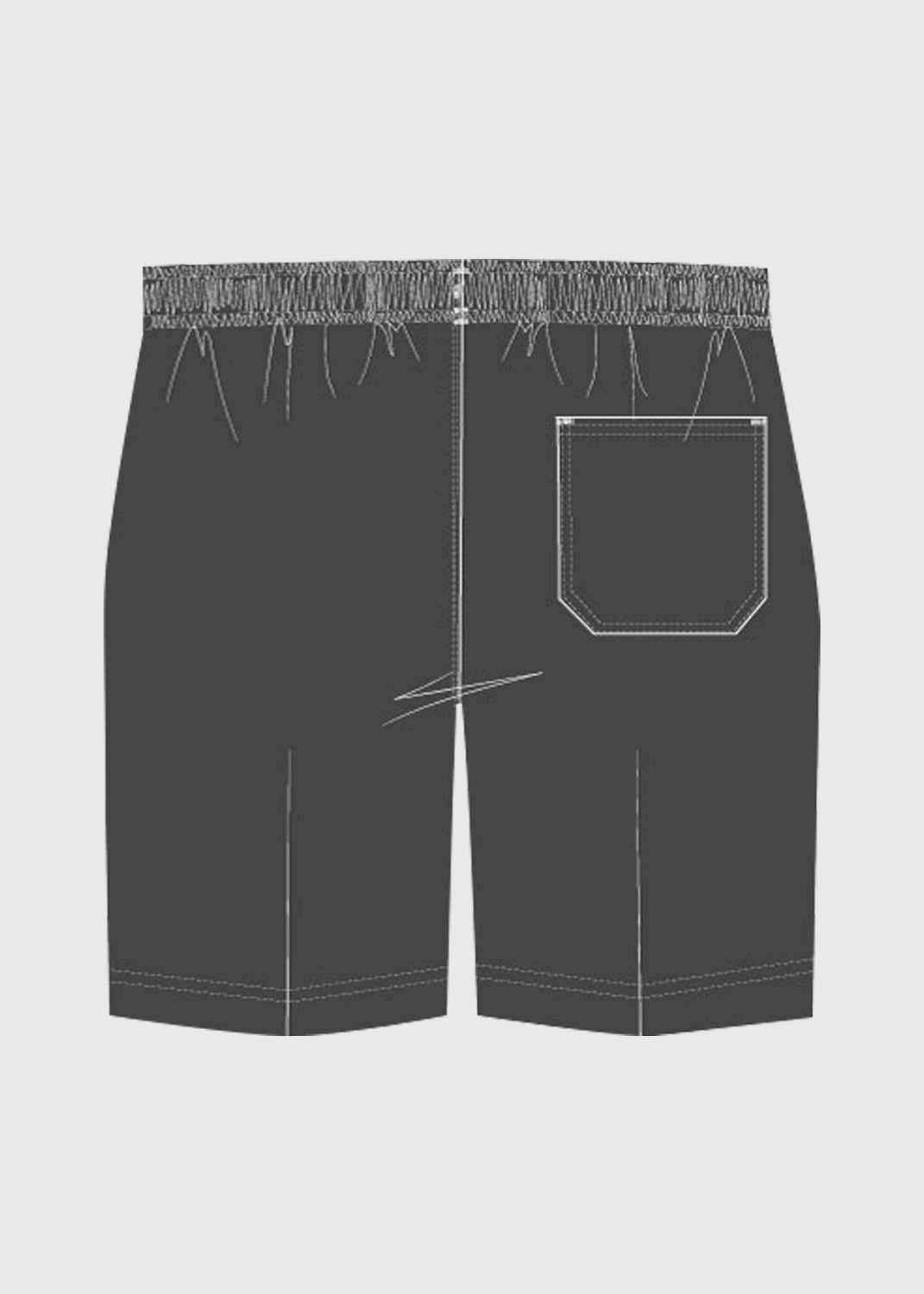 Shorts Grey Elastic