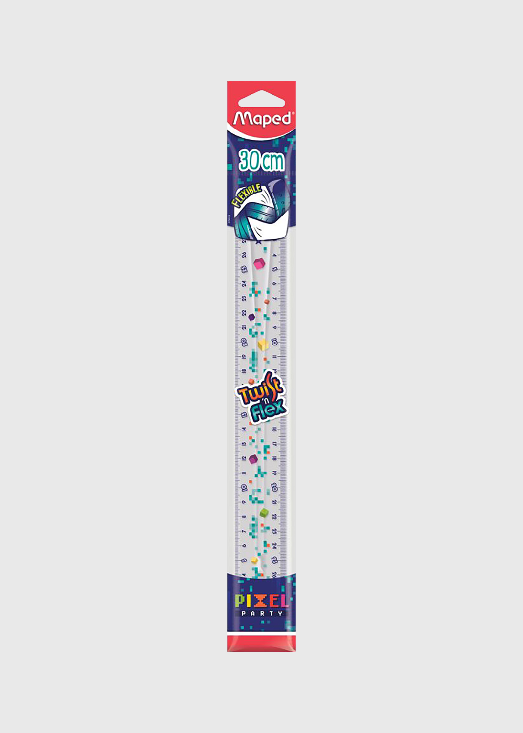 Pixel Party Twist N Flex 30cm Ruler