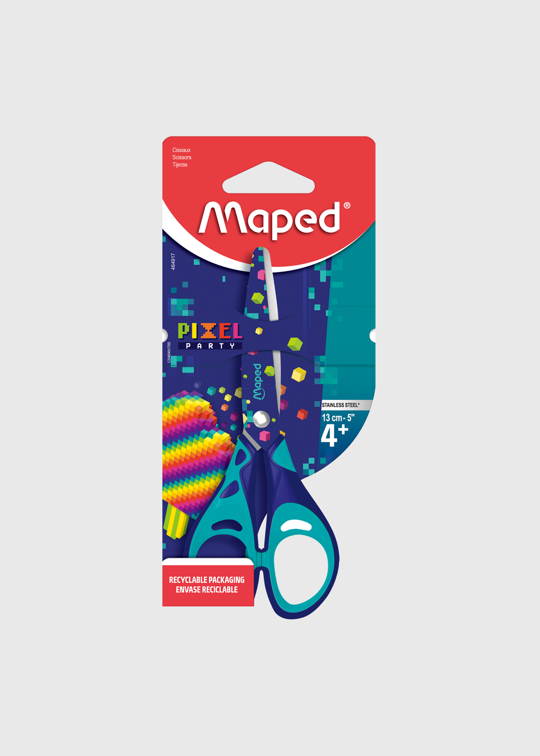 Pixel Party Scissors - 13cm