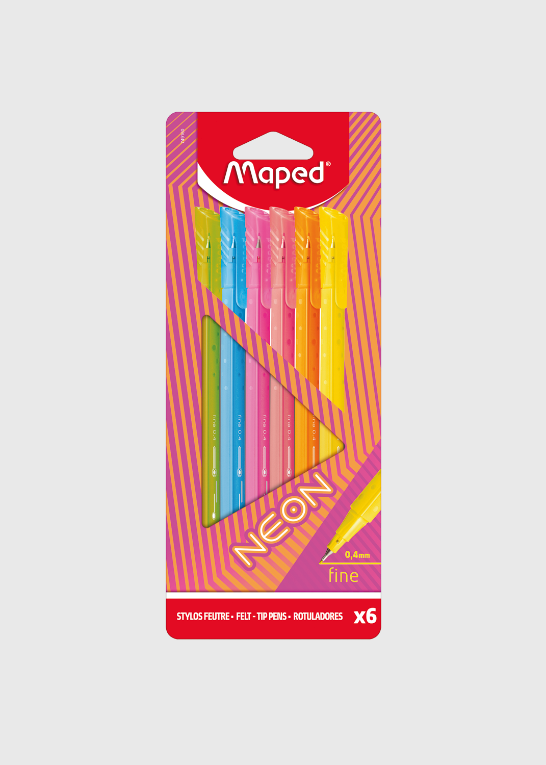 Neon Fine Liners - 6 Pack