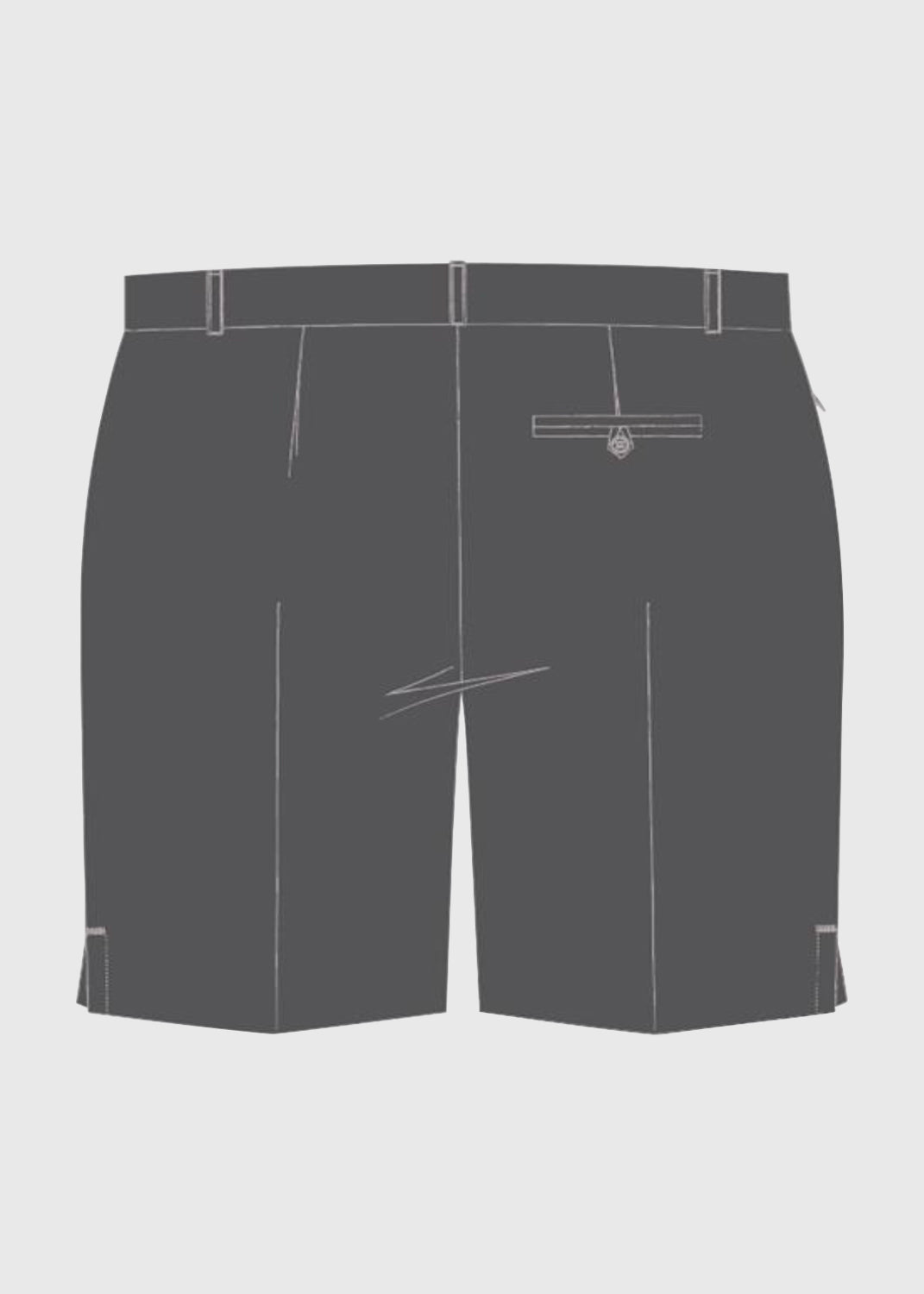 Short Grey Expandable