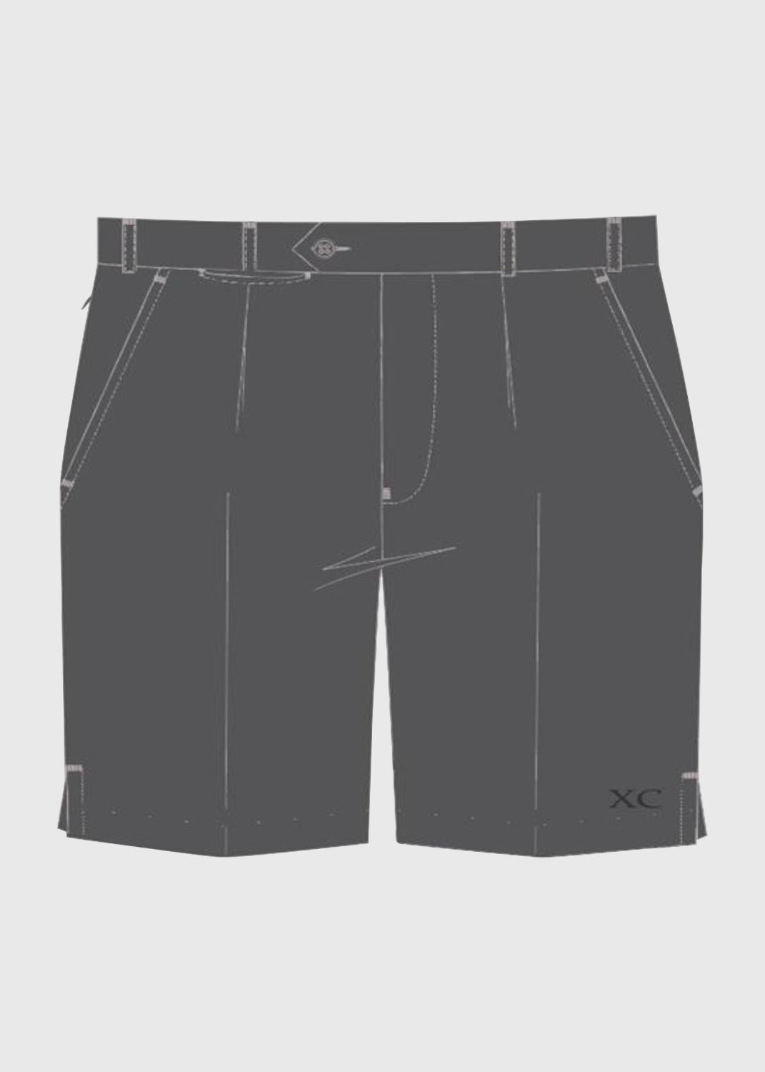 Short Grey Expandable