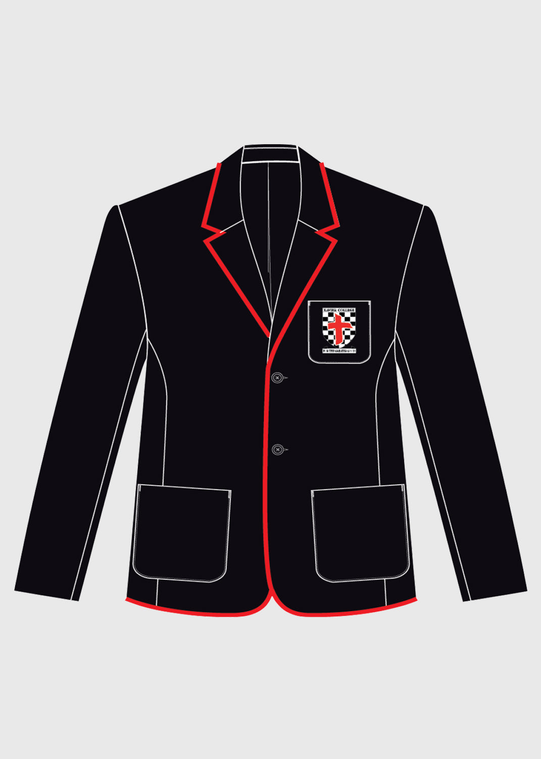 Blazer Boys Black with Braid