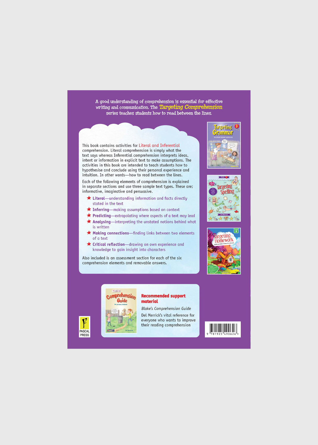 Targeting Comprehension Student Workbook – Year 3