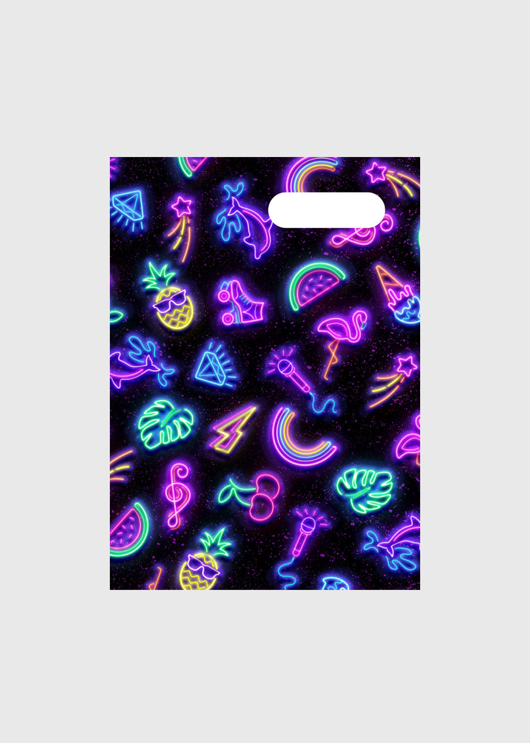 A4 Book Cover - Neon Party