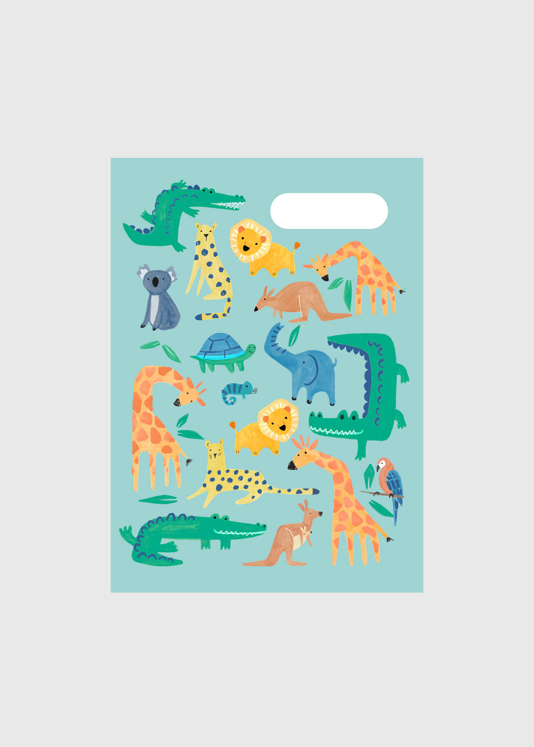 A4 Book Cover - Safari Puzzle 2