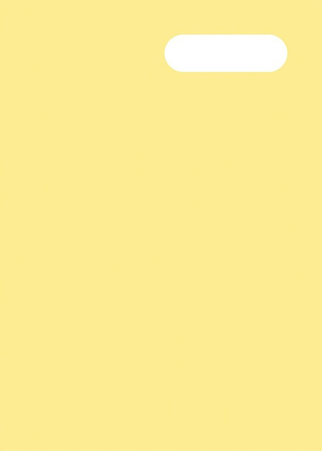 A4 Plain Book Cover - Lemon