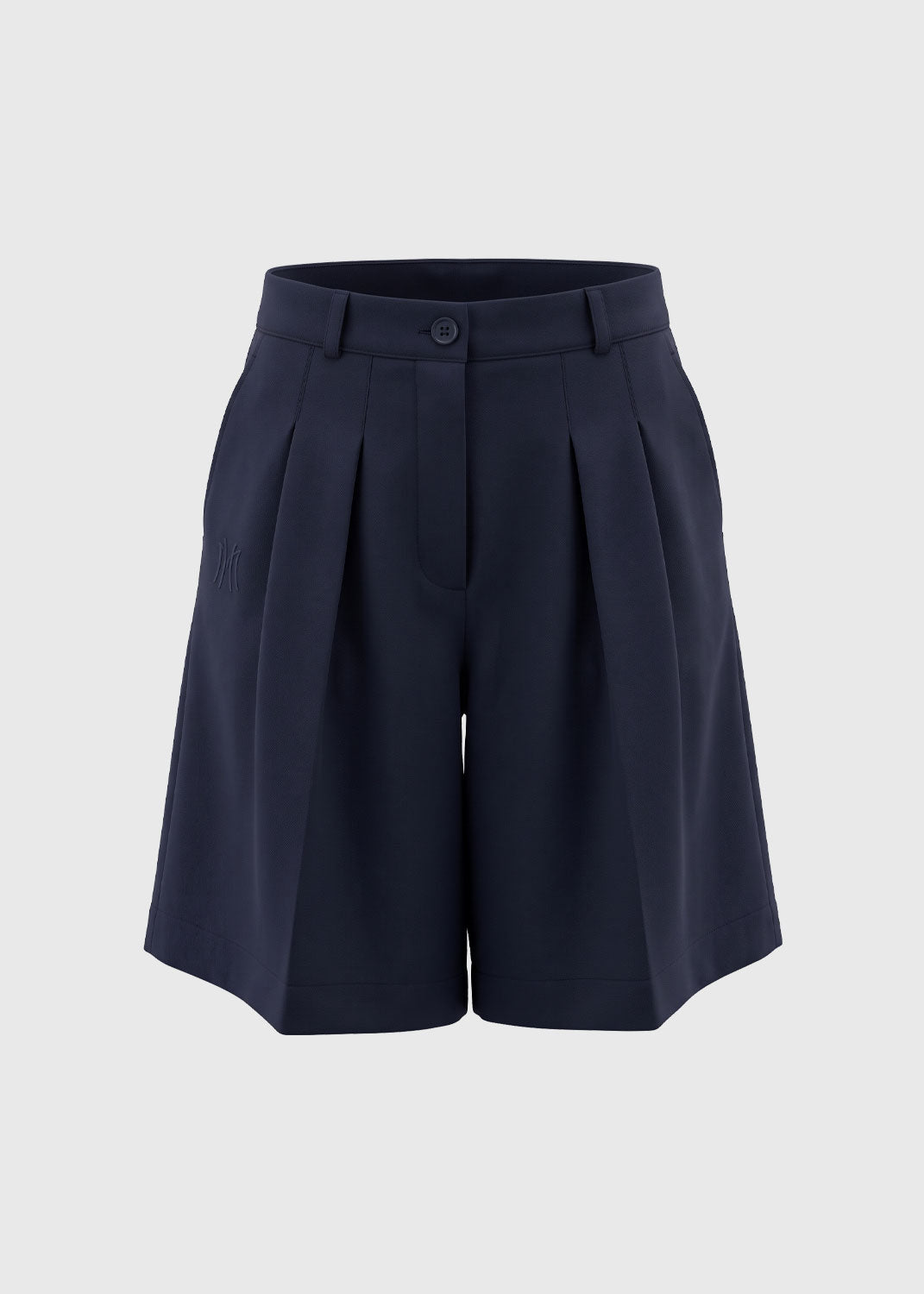 Twin Pleat Girls Shorts