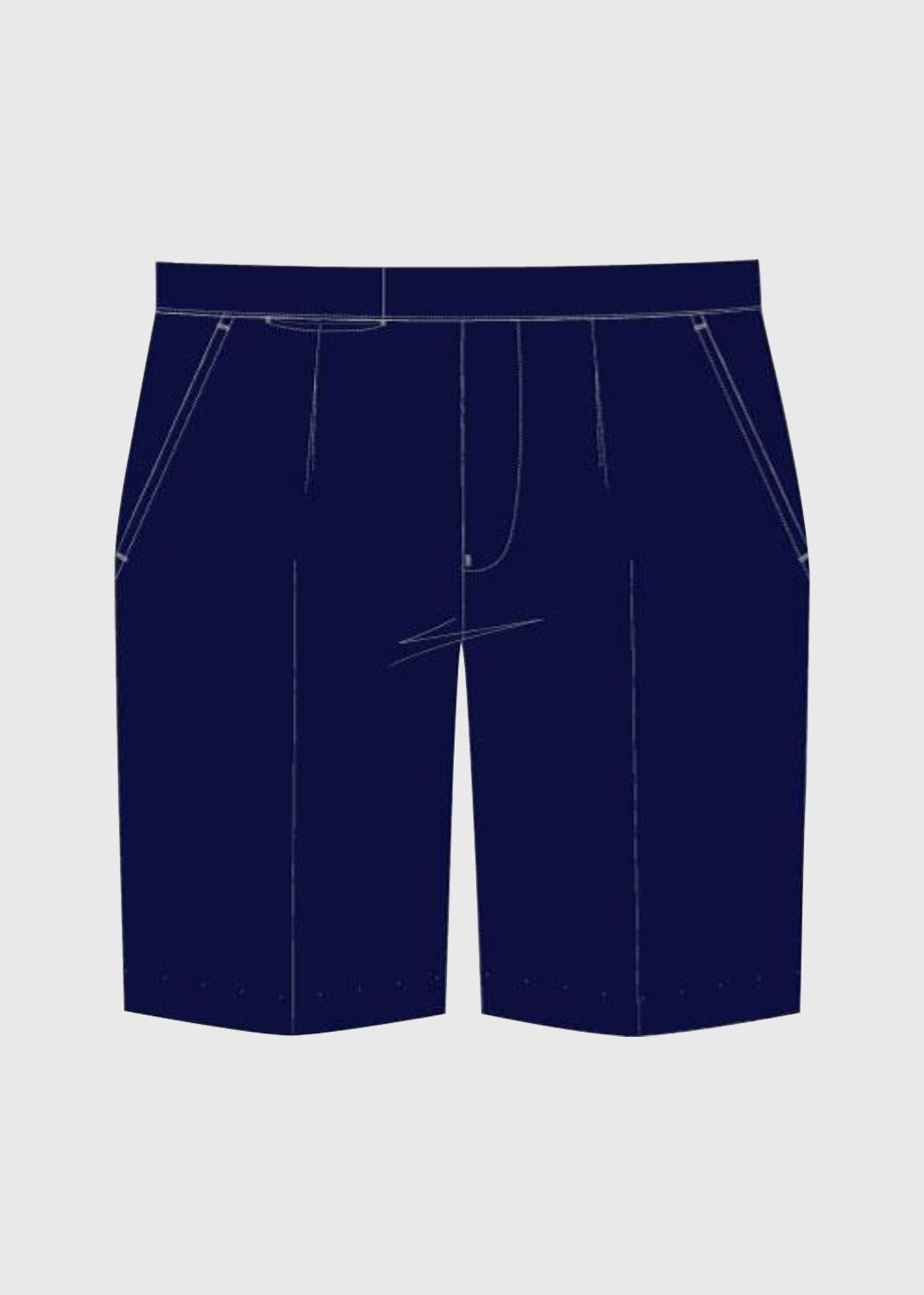 Shorts Formal Elastic Back