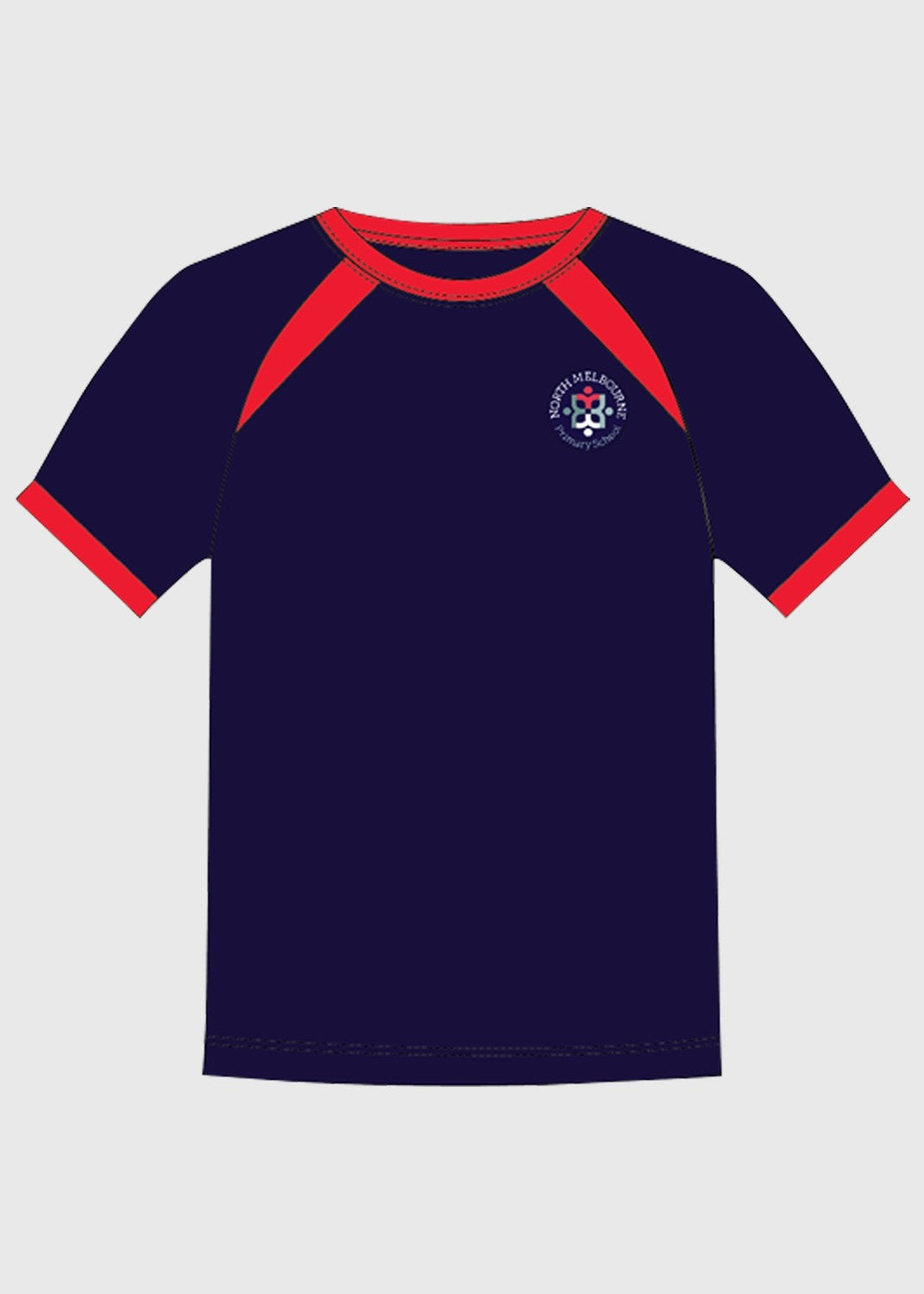 Shirt Sport Navy/Red Logo
