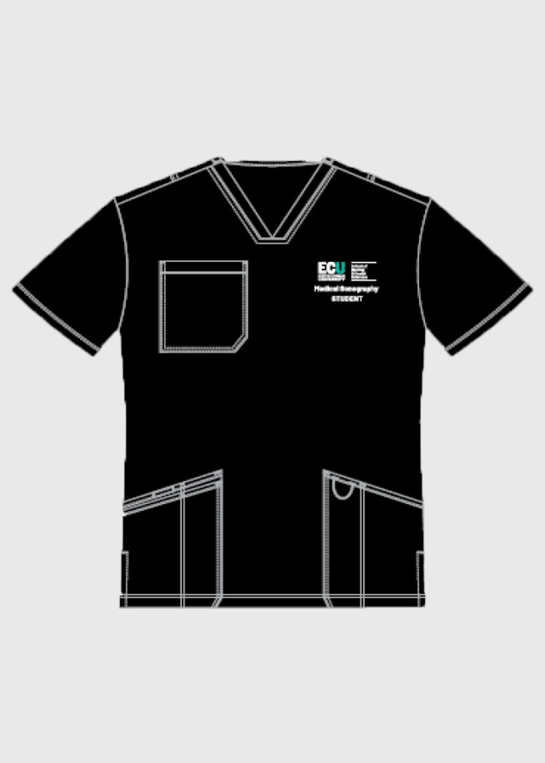 Sonogrpahy Scrub Student - Ladies