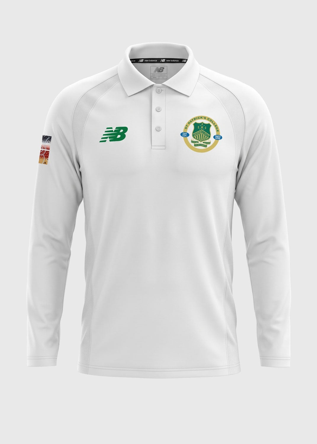 Sport Polo L/Sleeve Cricket Adult Size