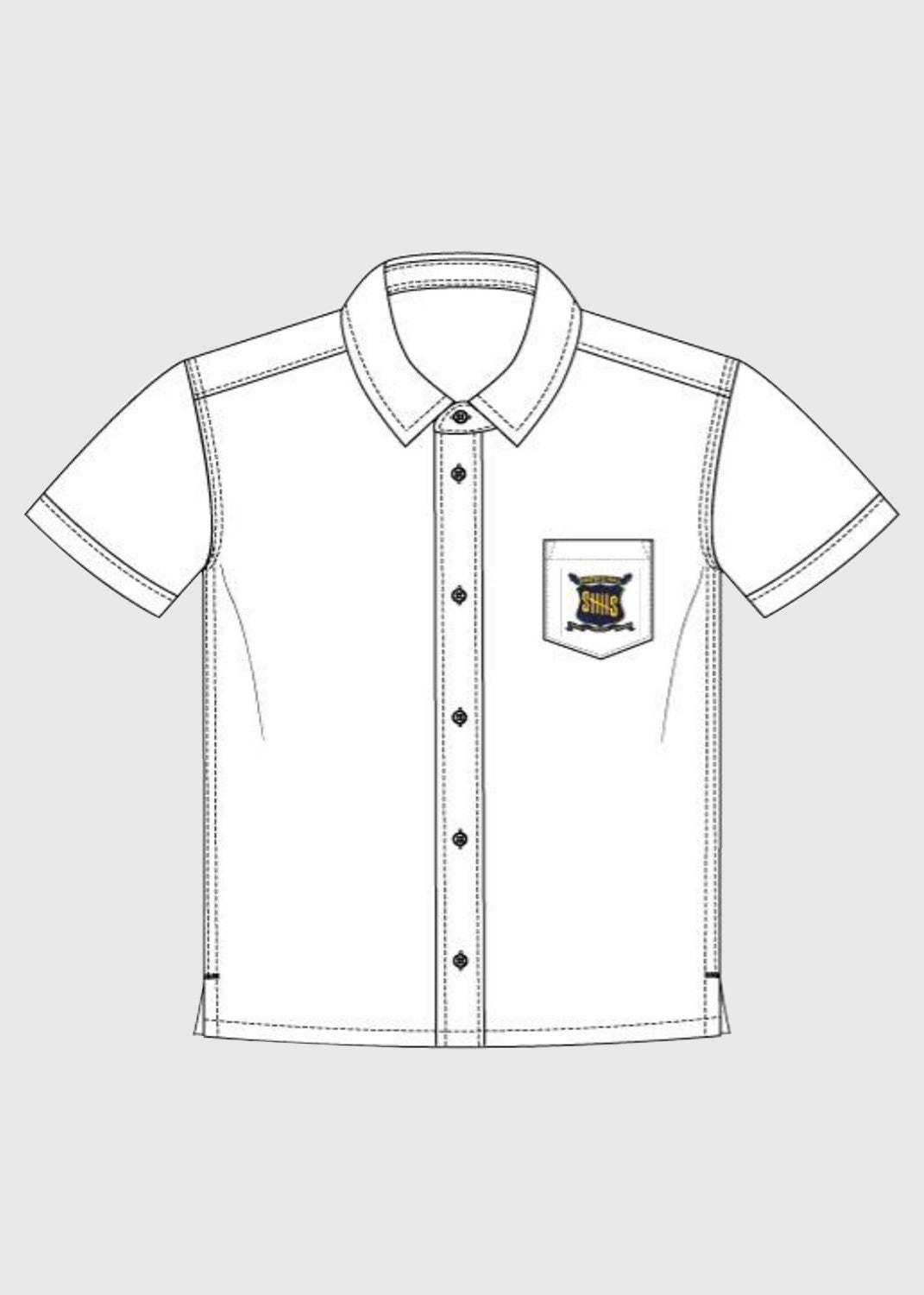 Shirt Junior White S/S