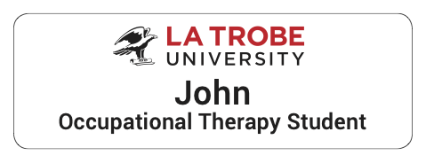 LTU Name Badge - Occupational Therapy Student
