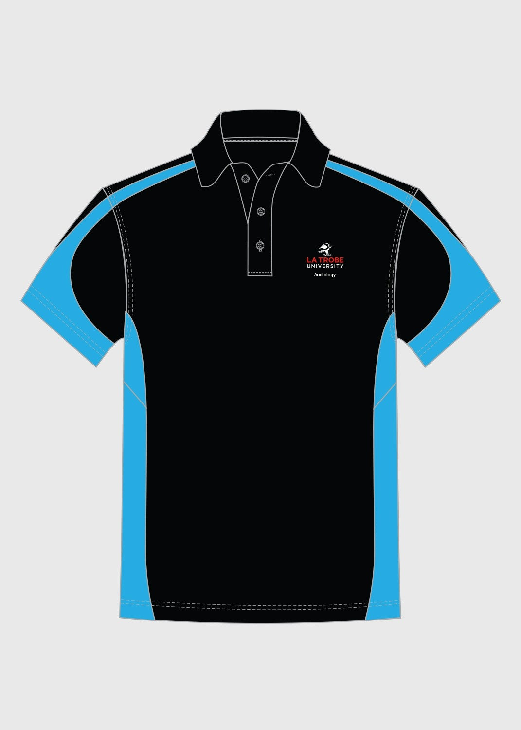 Audiology Polo Blue - Mens