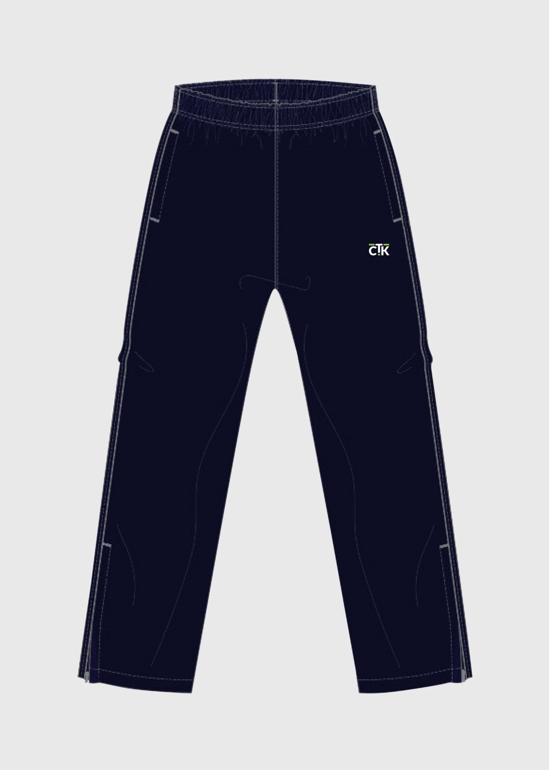 Pant Track Navy white trim