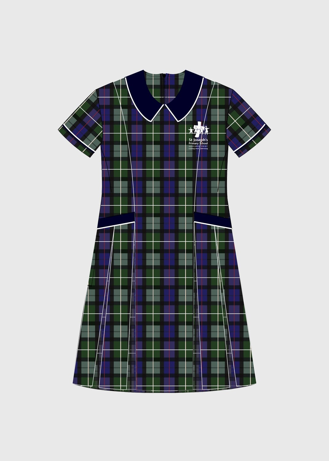 Dress Green/Blue Check