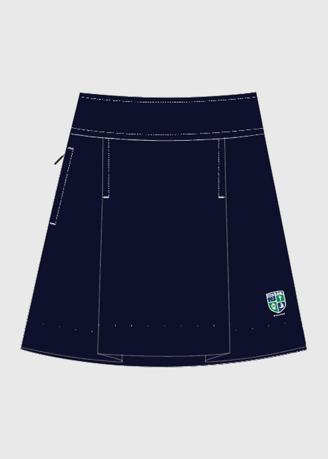 Skort Stretch Twill Navy New Logo