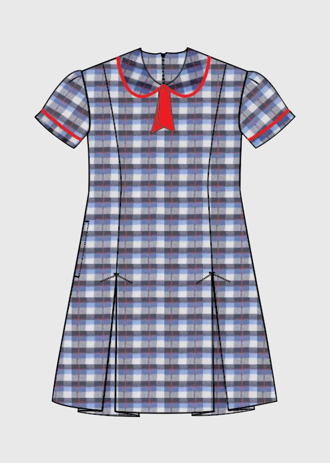 Dress with Tie