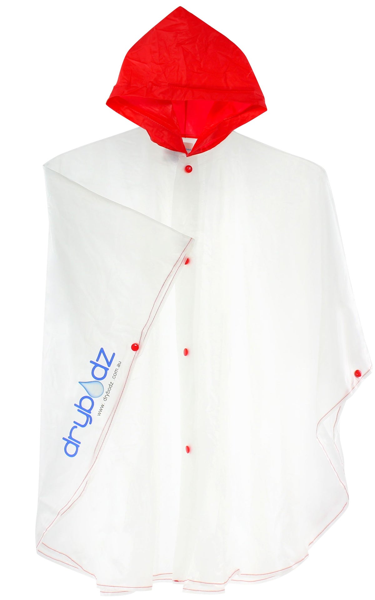 Poncho Clear/Red
