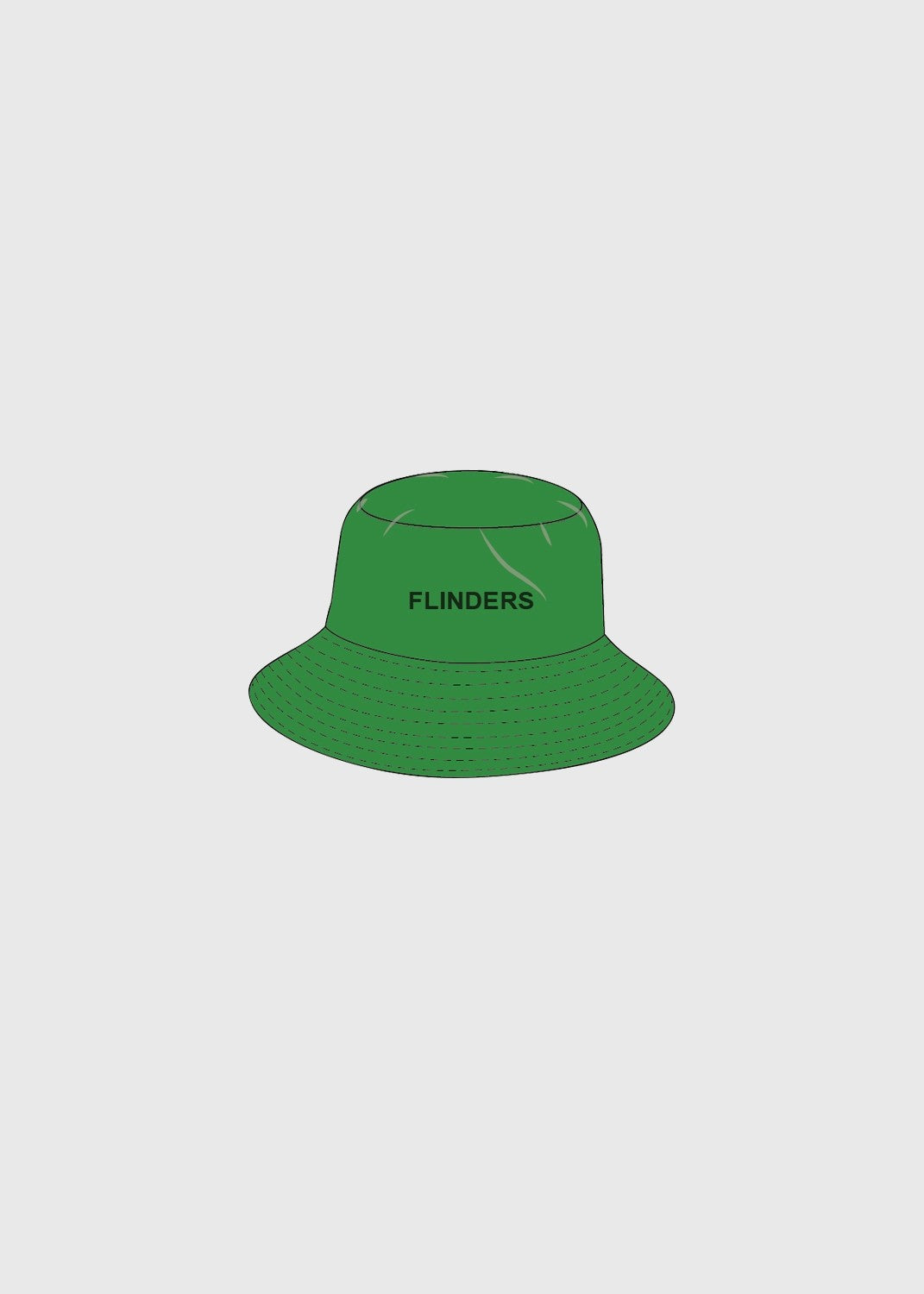Bucket Hat Reversible Flinders (Green)