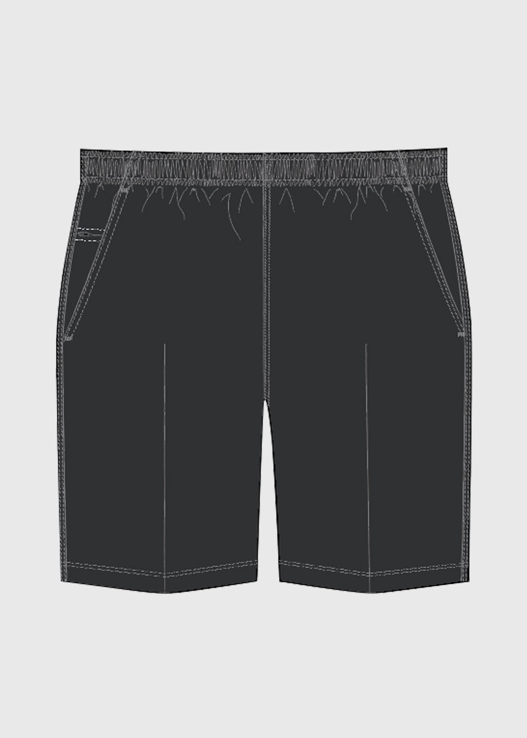 .edu Essentials Short Gabardine Grey Marle