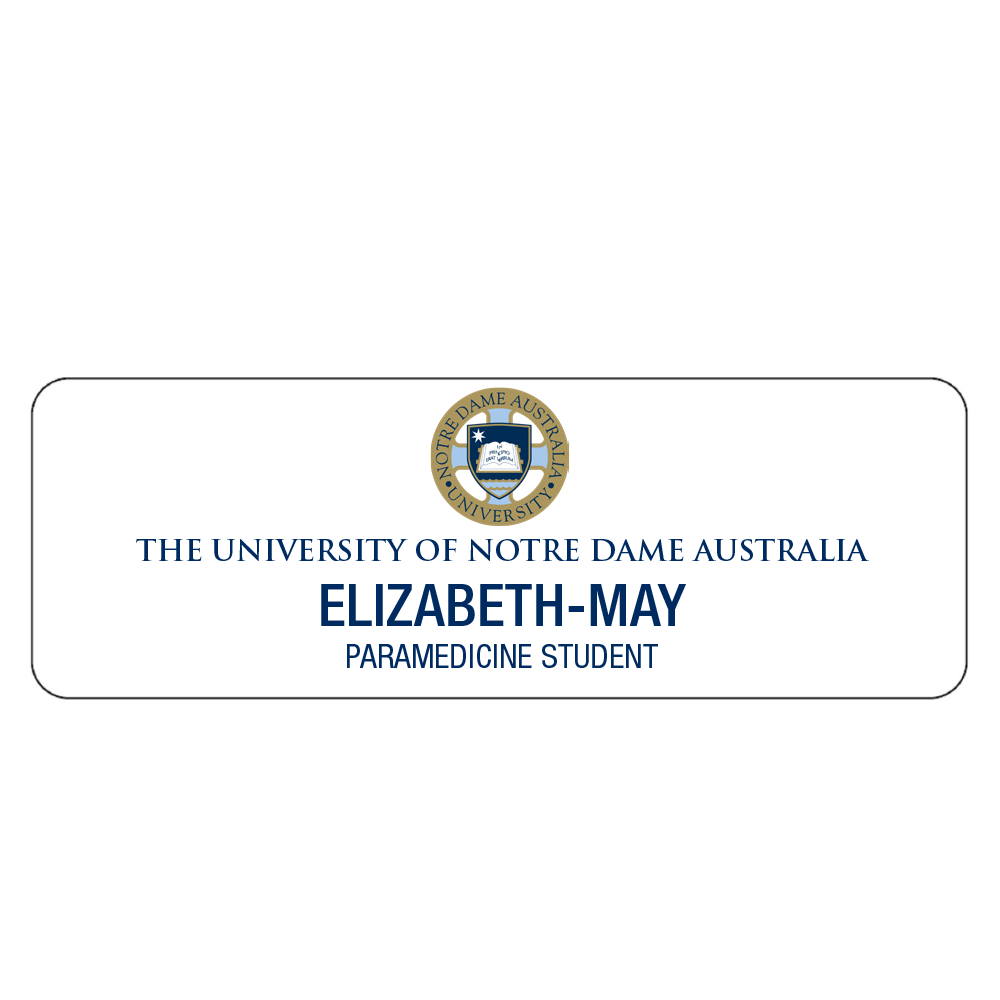 UOND Name Badge - Paramedic Student