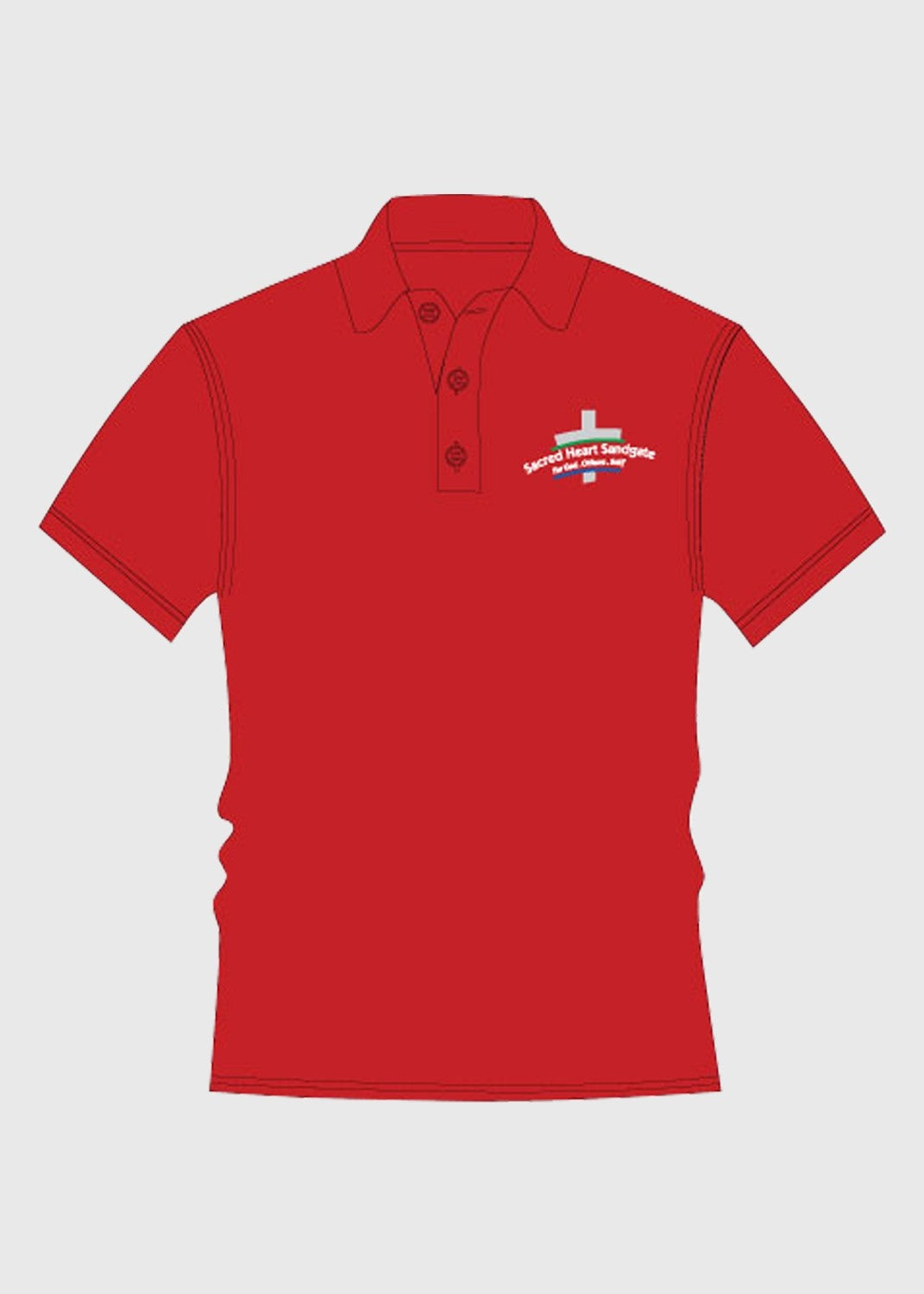 House Polo Red Unisex