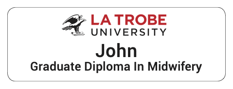 LTU Name Badge - Graduate Diploma of Midwifery