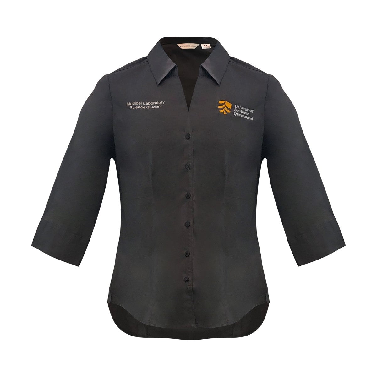 USQ Medical Laboratory Science Business Shirt Ladies Grey