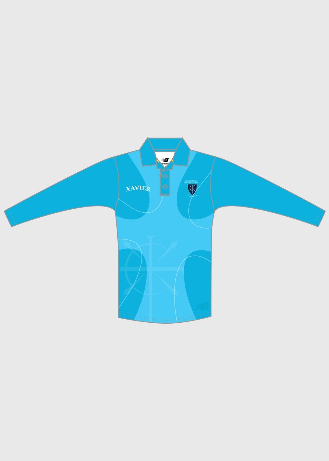 Polo House L/S Blue XAVIER