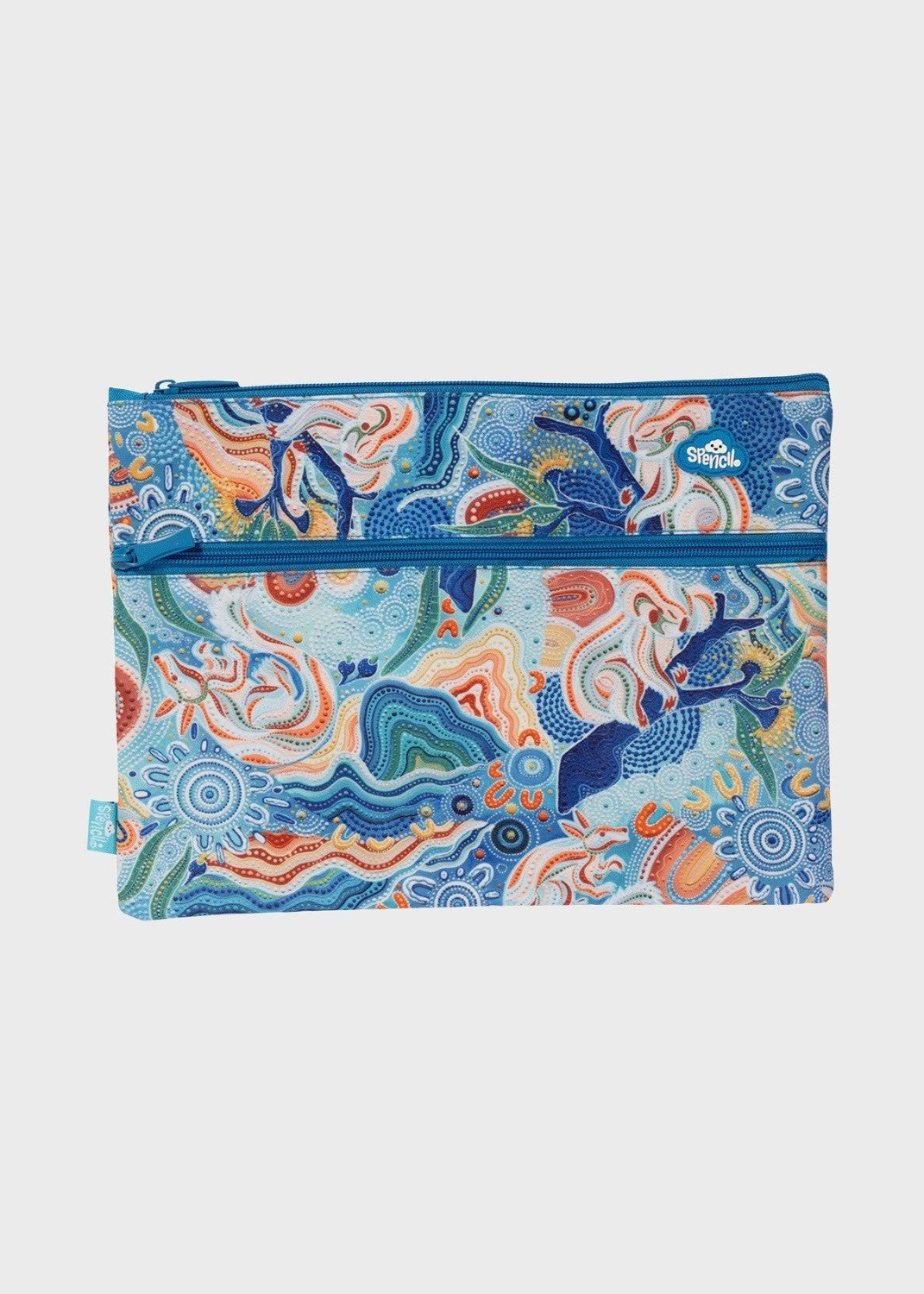 A4 Twin Zip Pencil Case - Wani-Wani Wantina